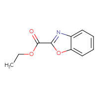Chemical structure of ethyl 1,3-benzoxazole-2-carboxylate - CSSB00000042803
