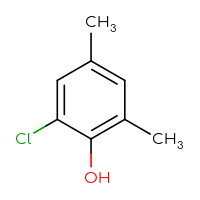 Chemical structure of 2-chloro-4,6-dimethylphenol - CSSB00013023754