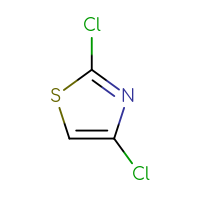 Chemical structure of 2,4-dichloro-1,3-thiazole - CSSB00000735332