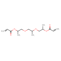 Chemical structure of 1-({1-[2-(prop-2-enoyloxy)propoxy]propan-2-yl}oxy)propan-2-yl prop-2-enoate - CSSB00102580364