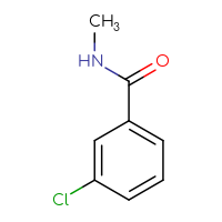 Chemical structure of 3-chloro-N-methylbenzamide - CSSB00000159822