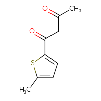 Chemical structure of 1-(5-methylthiophen-2-yl)butane-1,3-dione - CSSB00011243950