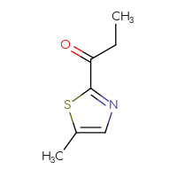 Chemical structure of 1-(5-methyl-1,3-thiazol-2-yl)propan-1-one - CSSB00118812919