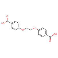 Chemical structure of 4-[2-(4-carboxyphenoxy)ethoxy]benzoic acid - CSSB00020678466