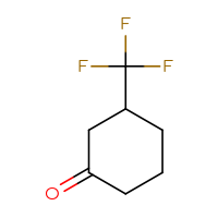 Chemical structure of 3-(trifluoromethyl)cyclohexan-1-one - CSSB00000036564