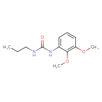 Chemical structure of 1-(2,3-dimethoxyphenyl)-3-propylurea - CSSB01996345523