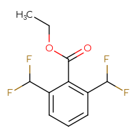 Chemical structure of ethyl 2,6-bis(difluoromethyl)benzoate - CSSB03567083151