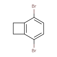 Chemical structure of 2,5-dibromobicyclo[4.2.0]octa-1(6),2,4-triene - CSSB00135394784