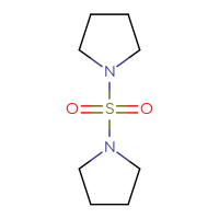 Chemical structure of 1-(pyrrolidine-1-sulfonyl)pyrrolidine - CSMB00011205559