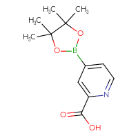 Chemical structure of 4-(4,4,5,5-tetramethyl-1,3,2-dioxaborolan-2-yl)pyridine-2-carboxylic acid - CSSB00010380732