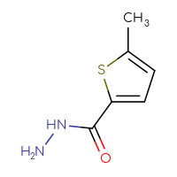 Chemical structure of 5-methylthiophene-2-carbohydrazide - CSSB00000189777