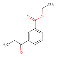 Chemical structure of ethyl 3-propanoylbenzoate - CSSB00010004372