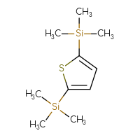 Chemical structure of trimethyl[5-(trimethylsilyl)thiophen-2-yl]silane - CSSB00009999429