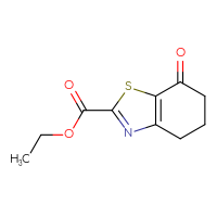 Chemical structure of ethyl 7-oxo-4,5,6,7-tetrahydro-1,3-benzothiazole-2-carboxylate - CSSB00010883628