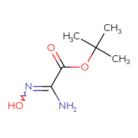 Chemical structure of tert-butyl (N'-hydroxycarbamimidoyl)formate - CSSB06744595415
