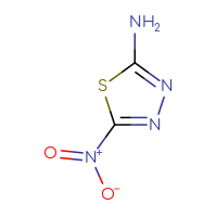 Chemical structure of 5-nitro-1,3,4-thiadiazol-2-amine - CSSB00025714942
