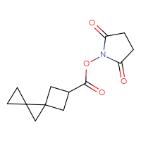Chemical structure of 2,5-dioxopyrrolidin-1-yl dispiro[2.0.3⁴.1³]octane-6-carboxylate - CSSB02188527881