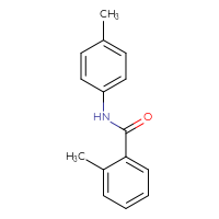 Chemical structure of 2-methyl-N-(4-methylphenyl)benzamide - CSSB00046150788