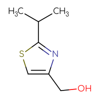 Chemical structure of [2-(propan-2-yl)-1,3-thiazol-4-yl]methanol - CSSB00011486425