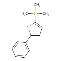 Chemical structure of trimethyl(5-phenylthiophen-2-yl)silane - CSSB02136451857