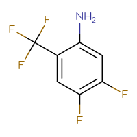 Chemical structure of 4,5-difluoro-2-(trifluoromethyl)aniline - CSSB00009984696