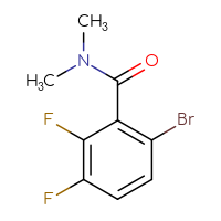 Chemical structure of 6-bromo-2,3-difluoro-N,N-dimethylbenzamide - CSSB10754222757