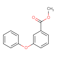 Chemical structure of methyl 3-phenoxybenzoate - CSSB00012596954