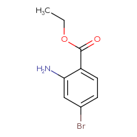 Chemical structure of ethyl 2-amino-4-bromobenzoate - CSSB00011373474