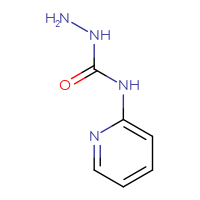 Chemical structure of 3-amino-1-(pyridin-2-yl)urea - CSSB00011944887