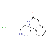 Chemical structure of 3,4-dihydro-2H-spiro[isoquinoline-1,4'-piperidin]-3-one hydrochloride - CSSB00025707230
