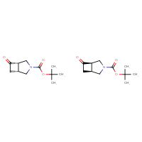 Chemical structure of tert-butyl (1R,5S)-6-oxo-3-azabicyclo[3.2.0]heptane-3-carboxylate; tert-butyl (1S,5R)-6-oxo-3-azabicyclo[3.2.0]heptane-3-carboxylate - CSSB06741678172