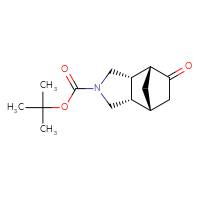 Chemical structure of tert-butyl (1R,2S,6S,7R)-8-oxo-4-azatricyclo[5.2.1.0²,⁶]decane-4-carboxylate - CSSB20621799316