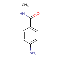 Chemical structure of 4-amino-N-methylbenzamide - CSSB00000184841