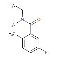Chemical structure of 5-bromo-N-ethyl-N,2-dimethylbenzamide - CSSB00012257313