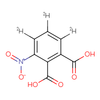 Chemical structure of 3-nitro(²H₃)benzene-1,2-dicarboxylic acid - CSSB07096540480