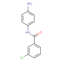 Chemical structure of N-(4-aminophenyl)-3-chlorobenzamide - CSSB00000489804