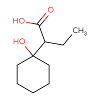 2-(1-hydroxycyclohexyl)butanoic acid | C10H18O3 | 512-16-3