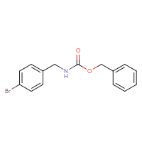 Chemical structure of benzyl N-[(4-bromophenyl)methyl]carbamate - CSSB00011924980