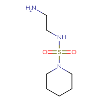 Chemical structure of N-(2-aminoethyl)piperidine-1-sulfonamide - CSSB00011239371