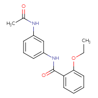 Chemical structure of N-(3-acetamidophenyl)-2-ethoxybenzamide - CSSB00026321696