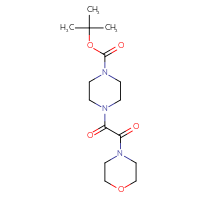 Chemical structure of tert-butyl 4-[2-(morpholin-4-yl)-2-oxoacetyl]piperazine-1-carboxylate - CSSB00202023720