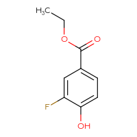 Chemical structure of ethyl 3-fluoro-4-hydroxybenzoate - CSSB00000082637