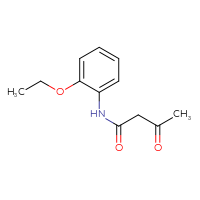 Chemical structure of N-(2-ethoxyphenyl)-3-oxobutanamide - CSSB00000187744