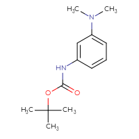 Chemical structure of tert-butyl N-[3-(dimethylamino)phenyl]carbamate - CSSB00012997973