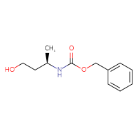 Chemical structure of benzyl N-[(2R)-4-hydroxybutan-2-yl]carbamate - CSSB00049763140