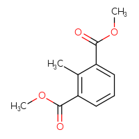 Chemical structure of 1,3-dimethyl 2-methylbenzene-1,3-dicarboxylate - CSSB00009995294