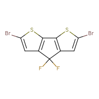 Chemical structure of 4,10-dibromo-7,7-difluoro-3,11-dithiatricyclo[6.3.0.0²,⁶]undeca-1(8),2(6),4,9-tetraene - CSSB21176551900