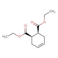 Chemical structure of 1,2-diethyl (1R,2S)-cyclohex-4-ene-1,2-dicarboxylate - CSSB00103153885