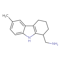Chemical structure of 1-(6-methyl-2,3,4,9-tetrahydro-1H-carbazol-1-yl)methanamine - CSSB00010494464