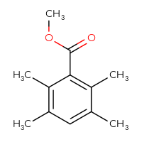 Chemical structure of methyl 2,3,5,6-tetramethylbenzoate - CSSB00009881979